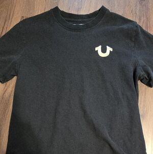 True Religion Black Logo Pocket T-Shirt